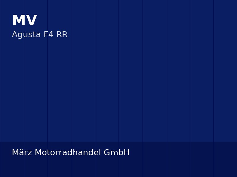 [MVA-F4-RR] MV Agusta F4 RR